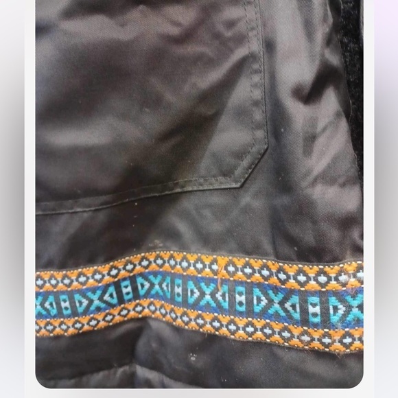 Kelsey Trail Original Black Midi Parka With Faux Fur Size 11 - Picture 10 of 13